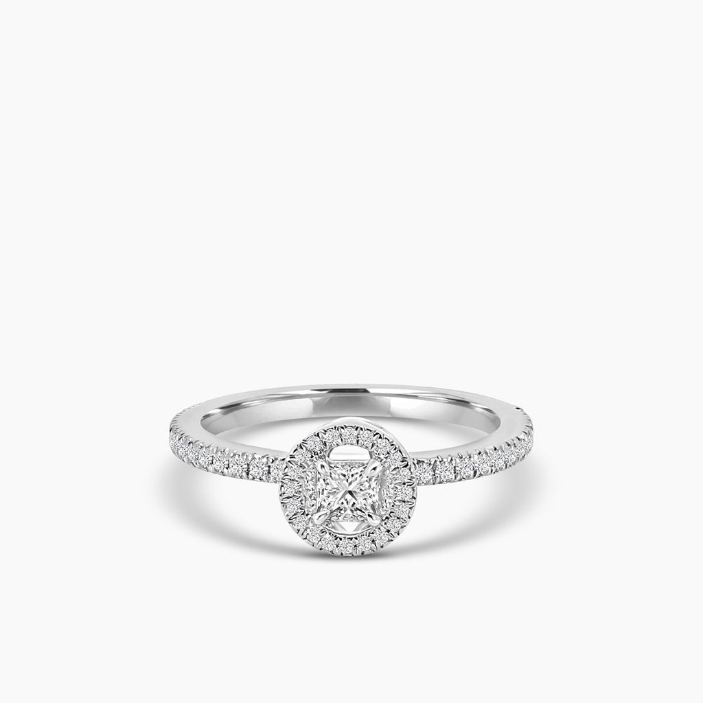 18KW 0.58 Ctw Diam Celestial Ring GH;VS