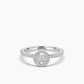 18KW 0.58 Ctw Diam Celestial Ring GH;VS