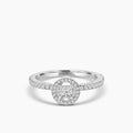 0.58 Ctw Diam Celestial Ring GH;VS