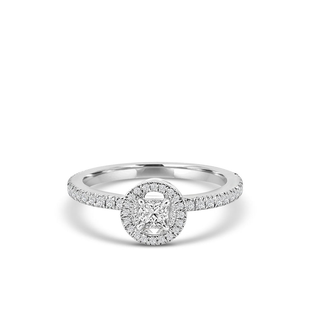 0.58 Ctw Diam Celestial Ring GH;VS