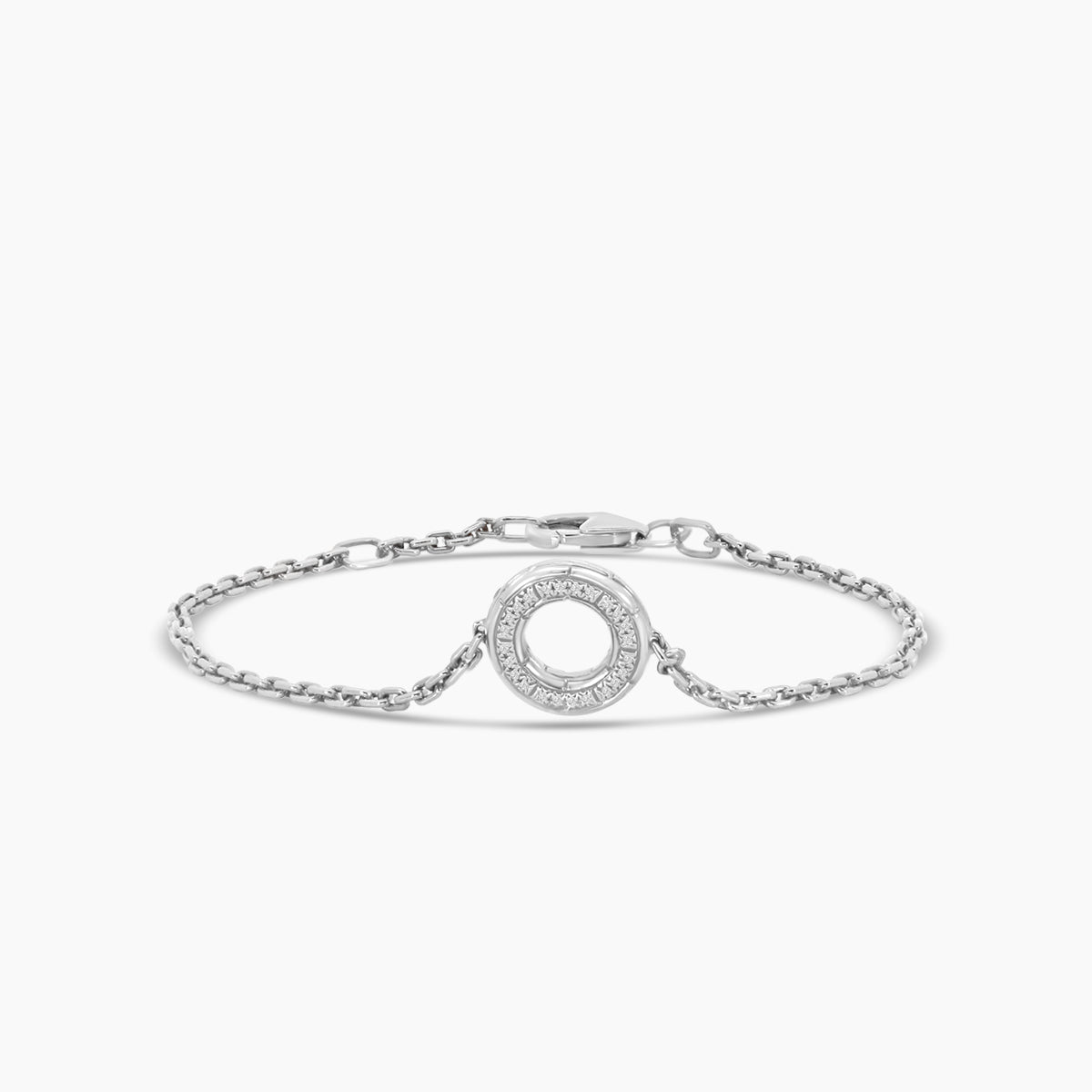 18KW 0.05 Ctw Diam Nirav Modi Embrace Bracelet GH;VS