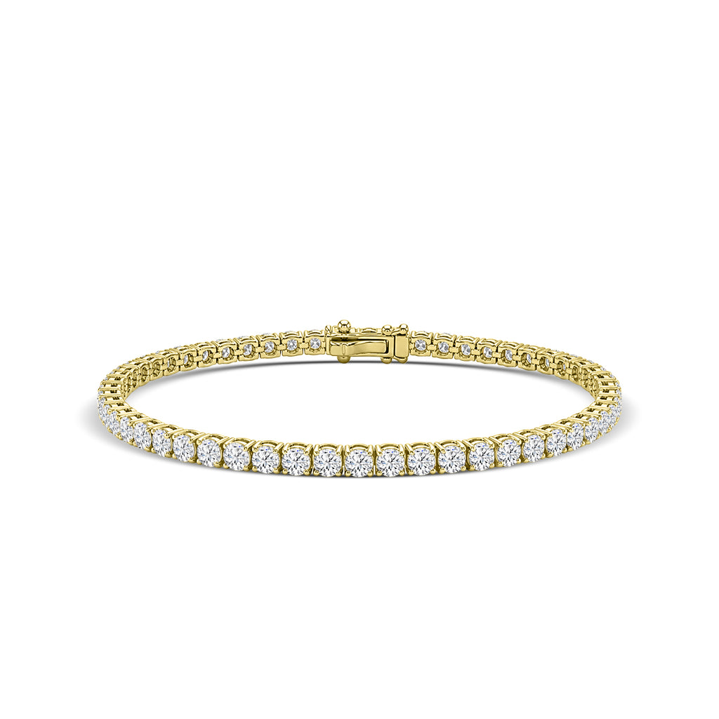 14KY 1.38 CTW DIAMOND TENNIS BRACELET