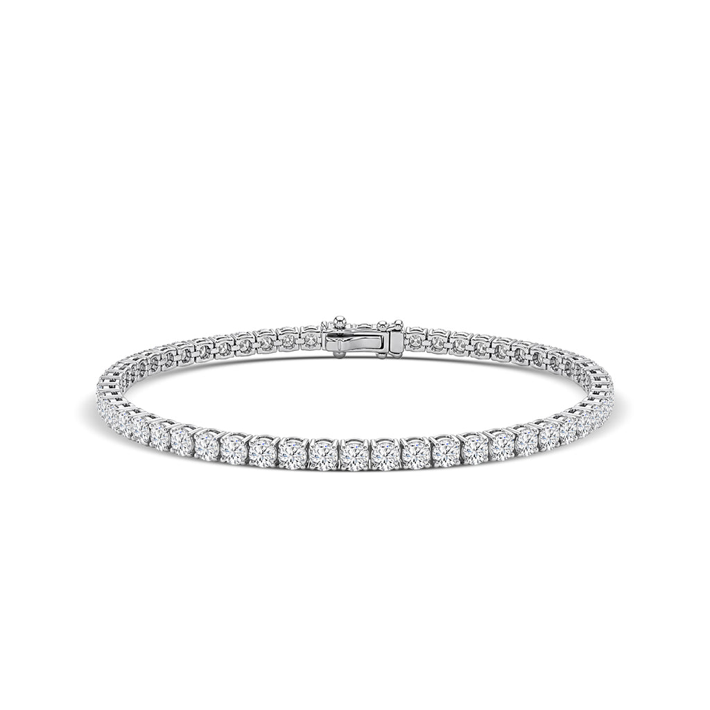 14KW 1.50 CTW DIAMOND TENNIS BRACELET