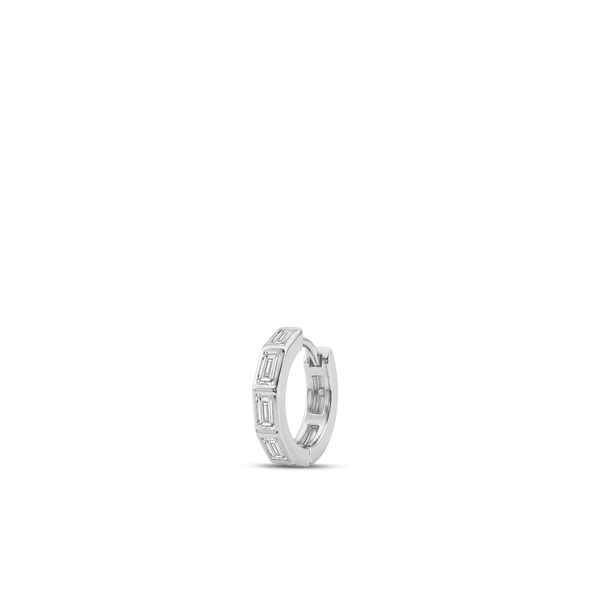 18KW 0.26 CTW DIAMOND DECO EARRINGS