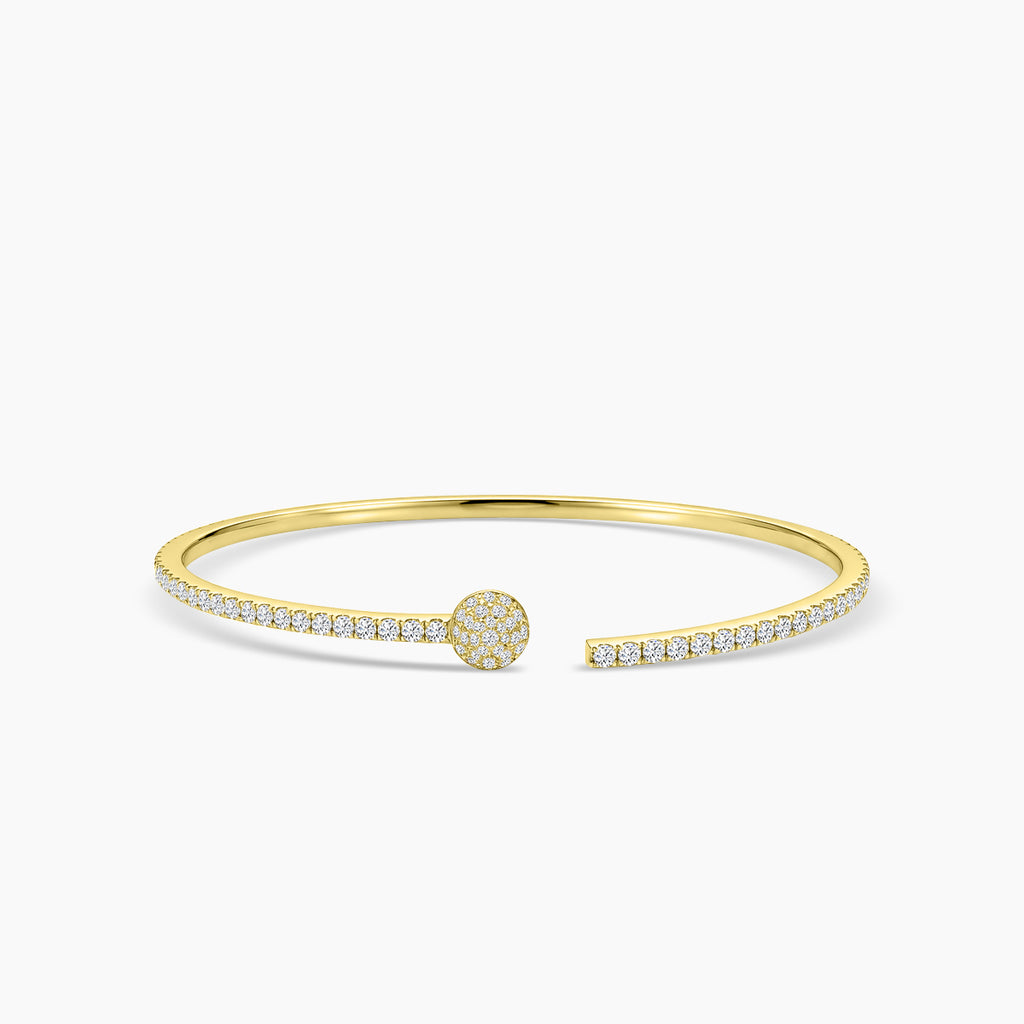 18KY 1.273 CTW DIAMOND CHELSEA BANGLE