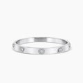 18KW 0.777 CTW DIAMOND ROCK BANGLE