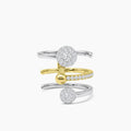18TT 0.729 CTW DIAMOND CHELSEA RING
