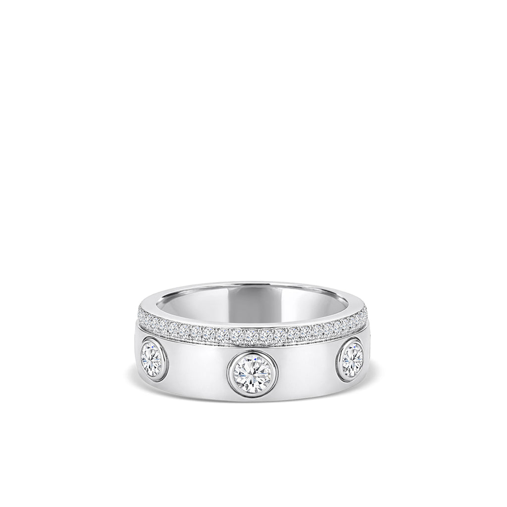 18KW 0.625 CTW DIAMOND CHELSEA RING