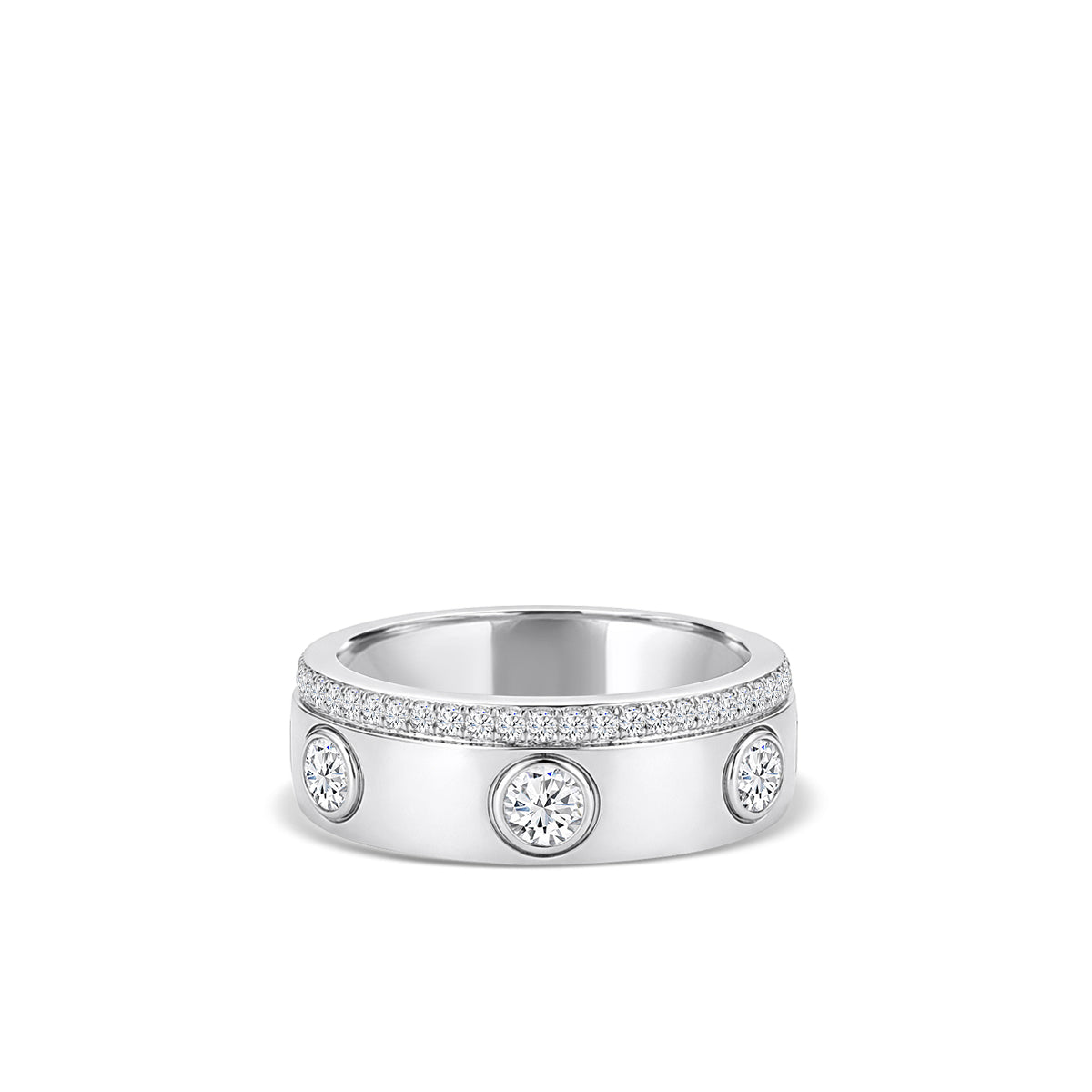 18KW 0.625 CTW DIAMOND CHELSEA RING
