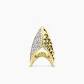 18KY 1.139 CTW DIAMOND PYRAMID RING