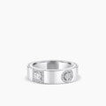 18KW 0.753 CTW DIAMOND ROCK RING